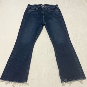 LOFT Women’s High Waist Flare Crop Jeans